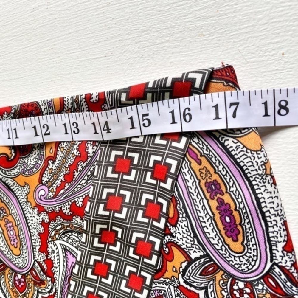 New York & Co. Women's Multicolor Paisley Straight Casual Mini Skirt NWT - Picture 11 of 13